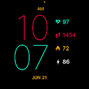 Super Color Minimal Watch Face