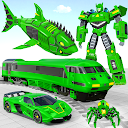 Shark Robot Car Transform Game