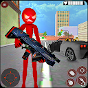 Stickman Monster Rope Hero: City Crime Simulator