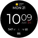 Battery Digital Watch Face