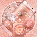 Rose Gold Launcher Theme