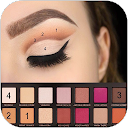 Examples of eye makeup (Step b