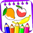 Fruits Coloring Book & Drawing