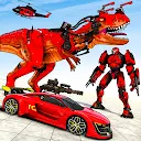 Dino Robot Car Transform Games