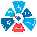 Sectograph. Day & Time planner