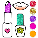 Glitter Beauty Coloring Pages