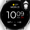 Battery Digital Watch Face