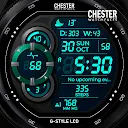 Chester G-Style LCD watch face